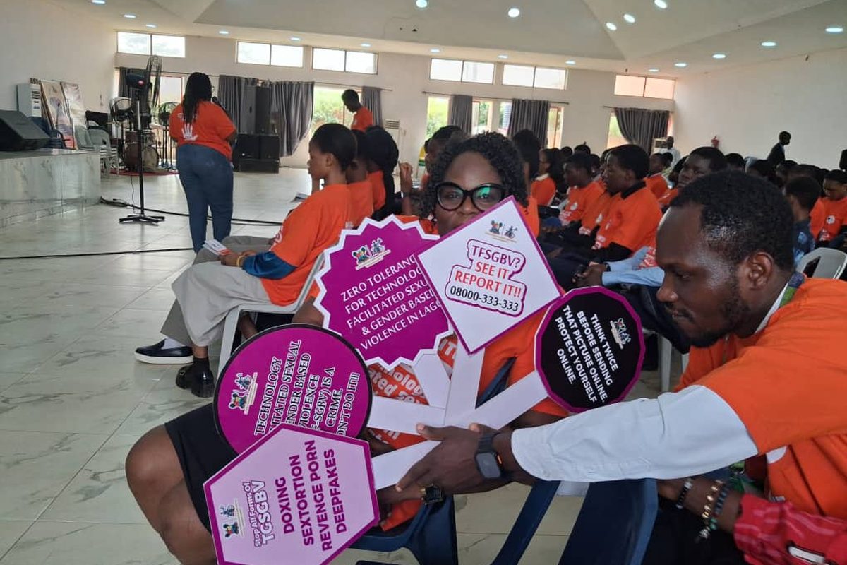 Staff and students join the call to end technology-facilitated violence.